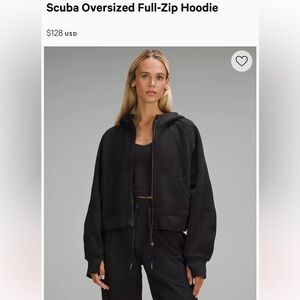 Lululemon Scuba Oversized Zip Up Hoodie XL/XXL